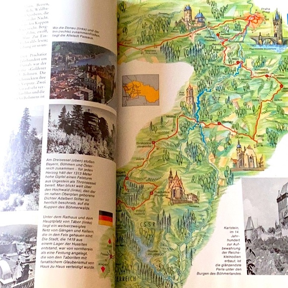 🇩🇪 The Most Beautiful Road Trips in Europe, Picture Book 📚 obviously German - Picture 3 of 16